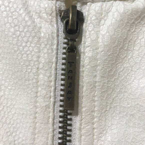 NWT - TanJay Cream Zip Jacket Lightweight SZ 14 - Picture 3 of 8